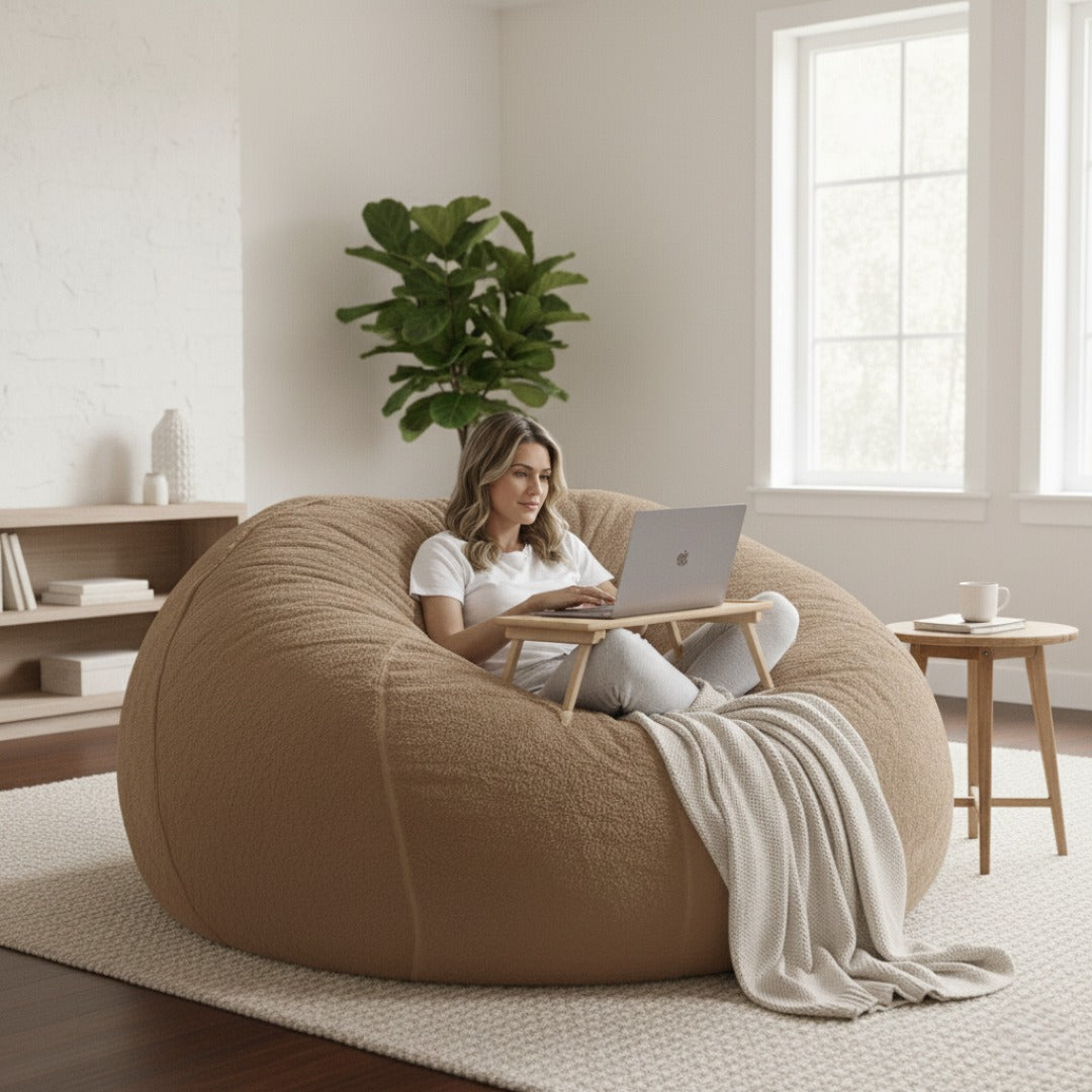 BigBeanBag - Chair with Furry Fur Cover