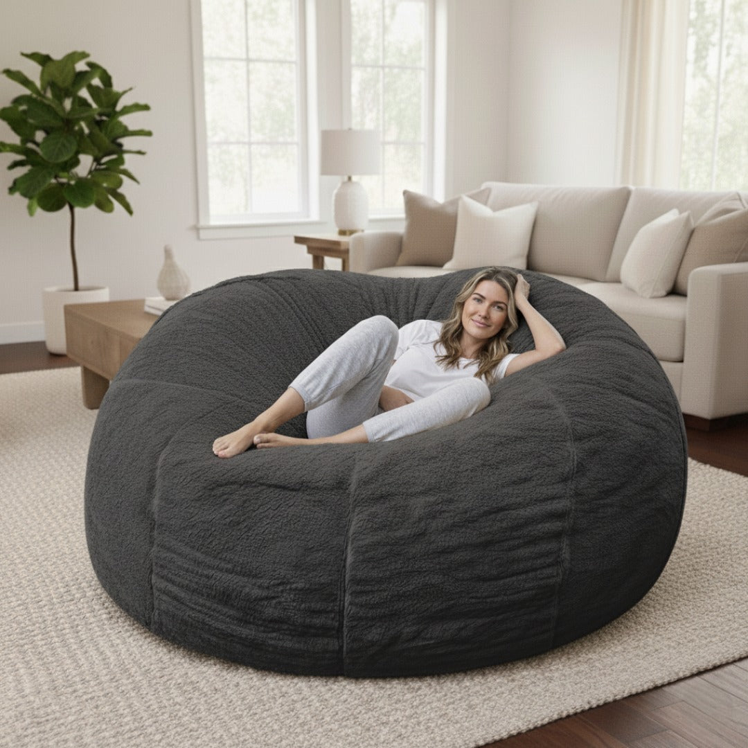 BigBeanBag - Chair with Furry Fur Cover
