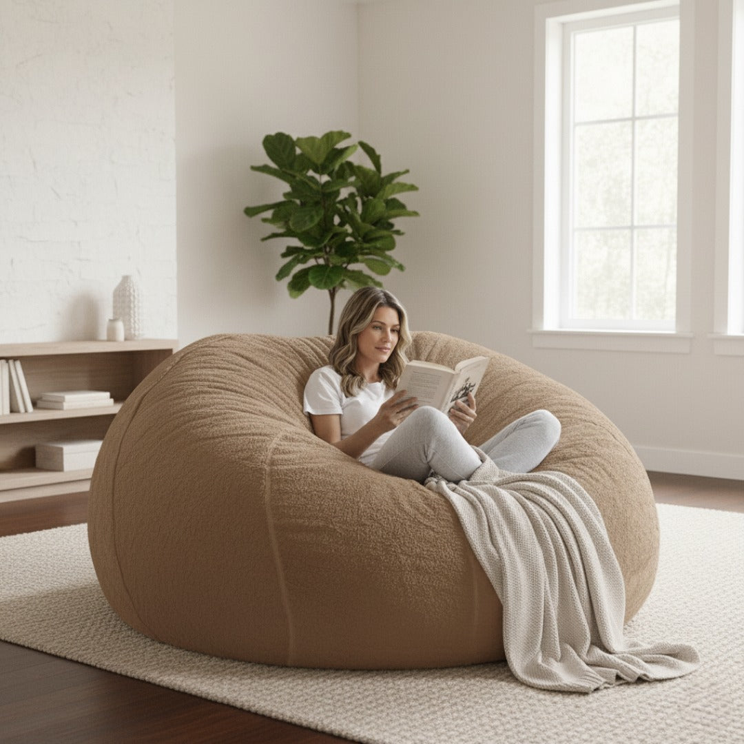BigBeanBag - Chair with Furry Fur Cover